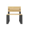 Fauteuil urbain 1 place acier peint