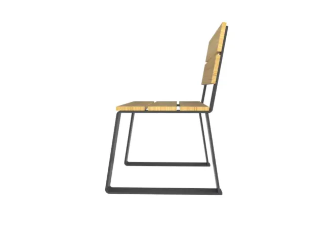 Fauteuil sans accoudoirs pour parc public