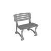 Fauteuil urbain gris alu
