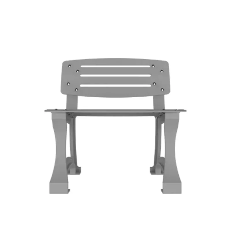 Fauteuil public acier et fonte