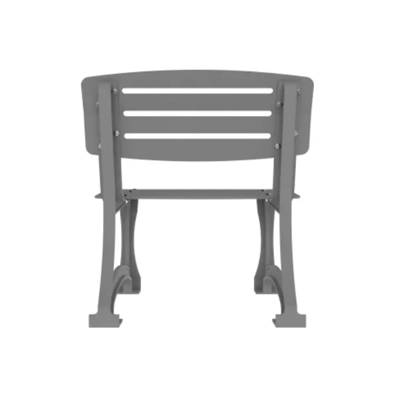 Fauteuil de ville finition gris aluminium moderne