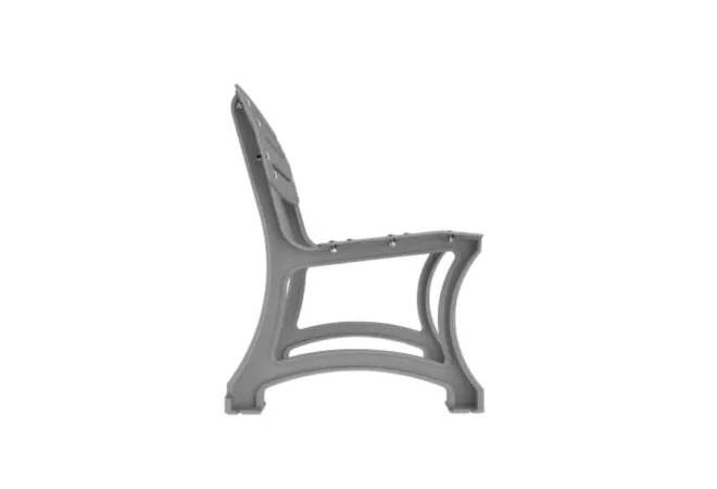 Mobilier urbaine en acier et fonte