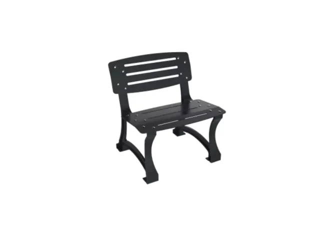 Banc individuel gris anthracite