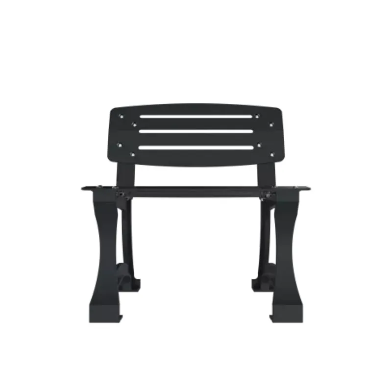 Banc public 1 place acier et fonte