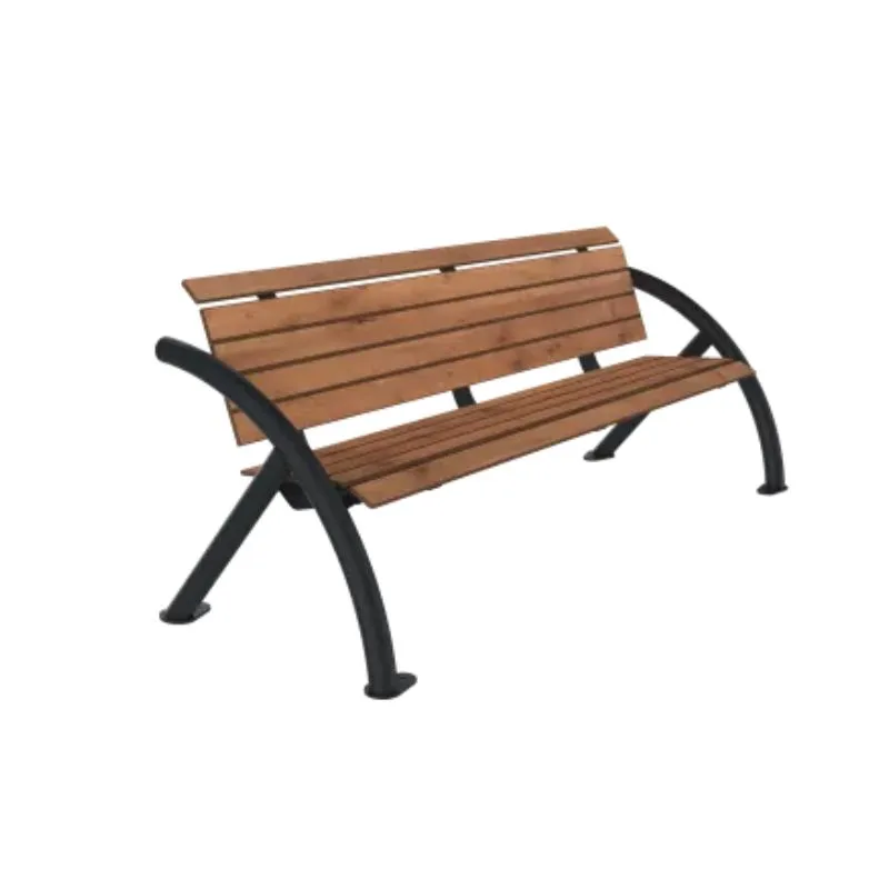 Banc espace public coloris pin tyrol