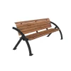 Banc espace public coloris pin tyrol