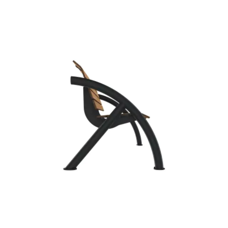 Banc avec accoudoirs pour extérieur