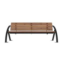 Banc de ville acier et compact