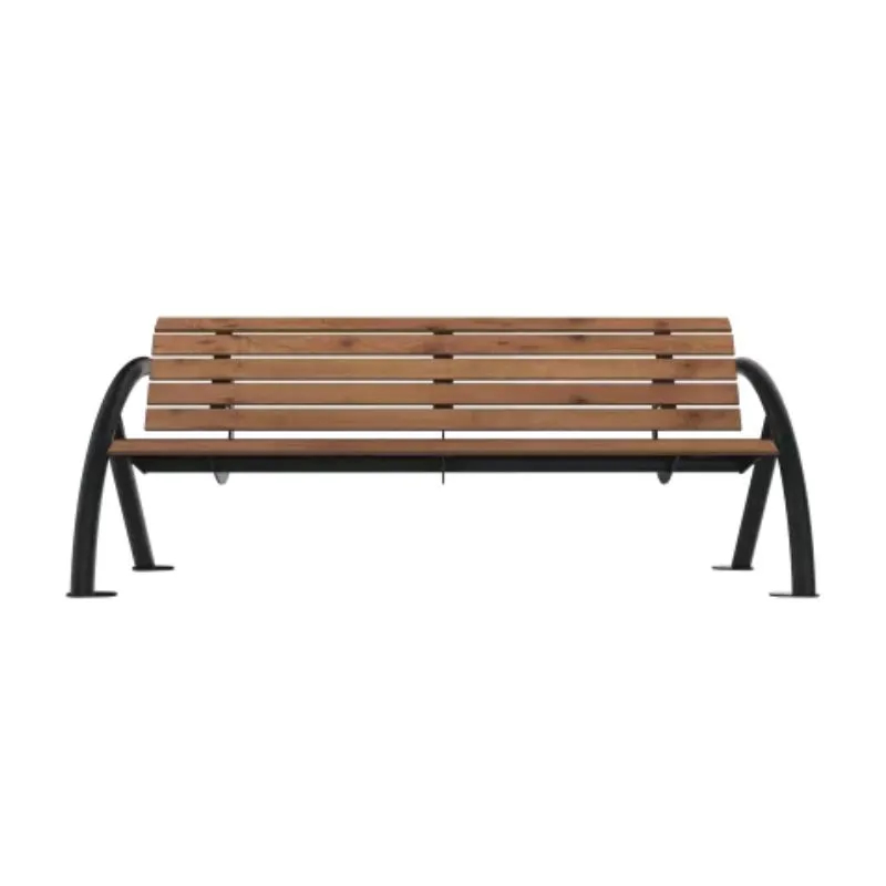 Banc de ville acier et compact