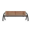 Banc de ville acier et compact