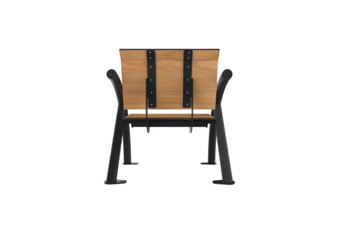 Banc individuel structure acier anthracite