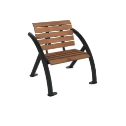 Fauteuil urbain lames HPL coloris pin tyrol