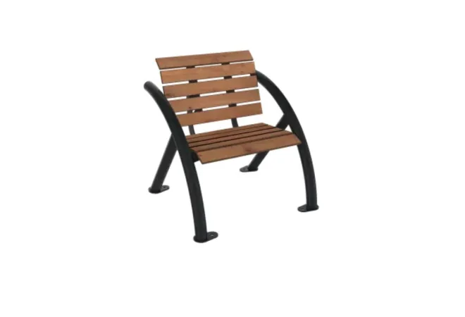 Fauteuil urbain lames HPL coloris pin tyrol