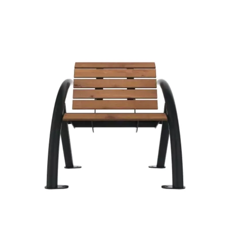 Fauteuil public avec accoudoirs intégrés