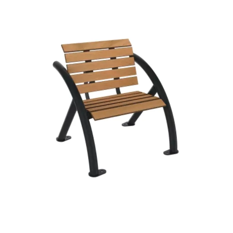 Assise individuelle extérieure coloris teck