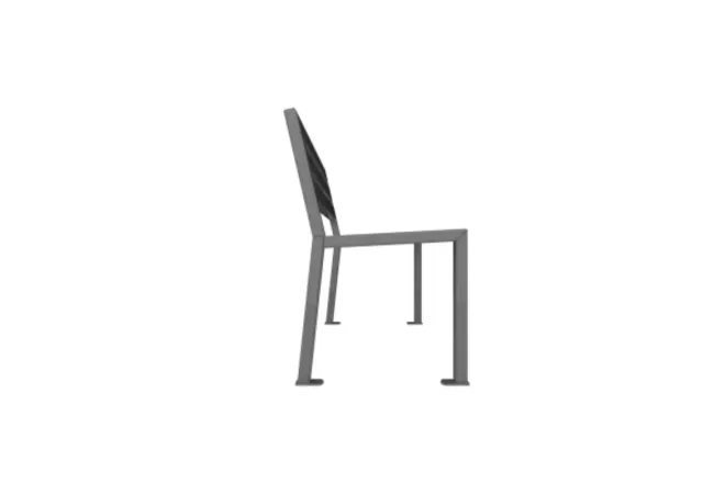 Banc acier extérieur