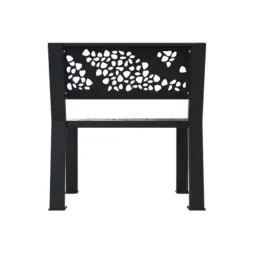 Banc individuel métallique avec découpe laser