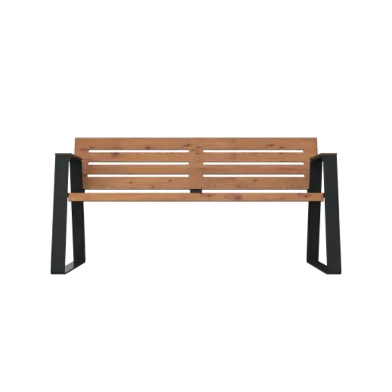 Banc de ville PMR acier et HPL
