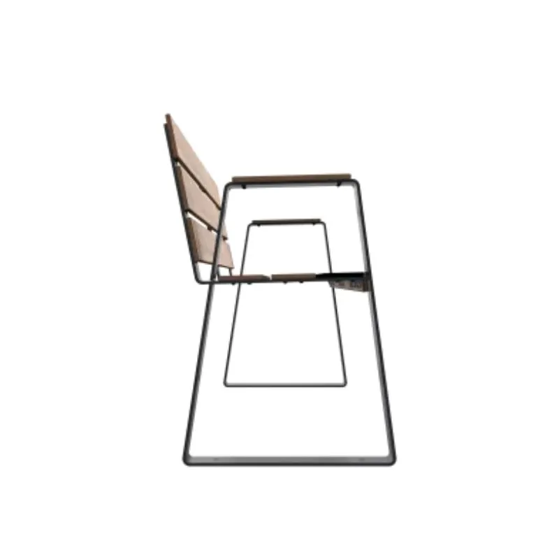 Banc urbain sénior avec structure en acier