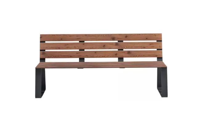 Banc compact hpl et acier