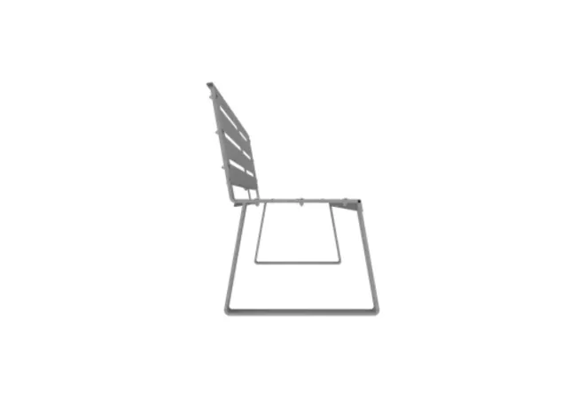 Banc de jardin en acier inoxydable Banc de jardin en acier inoxydable