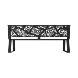 Banc de jardin en acier inoxydable Banc de jardin en acier inoxydable