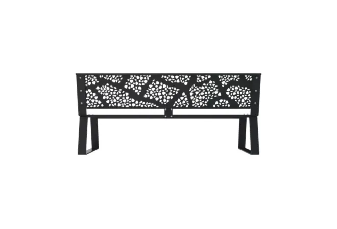 Banc de jardin en acier inoxydable Banc de jardin en acier inoxydable