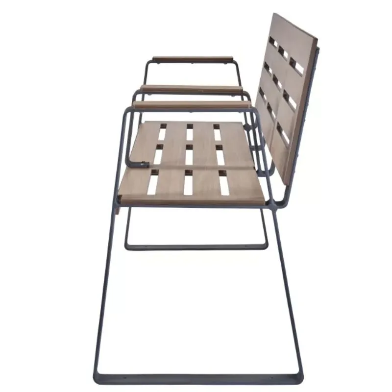 Banc urbain 3 accoudoirs pour personnes âgées