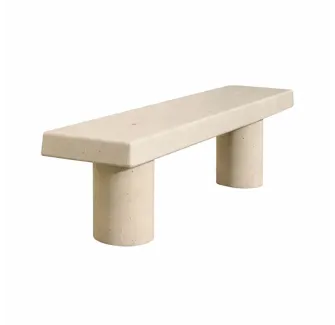 Banquette extérieure en béton