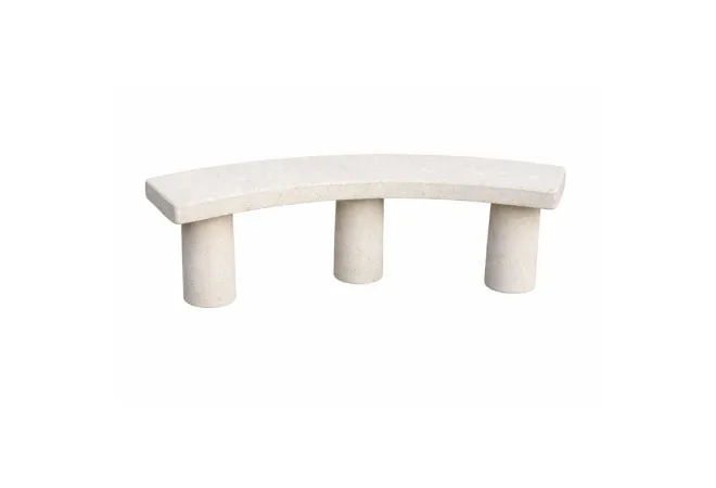 Banquette urbaine en béton