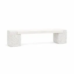 Banquette de ville en béton