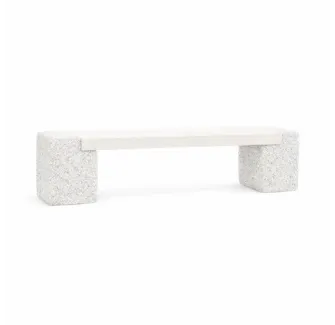 Banquette de ville en béton