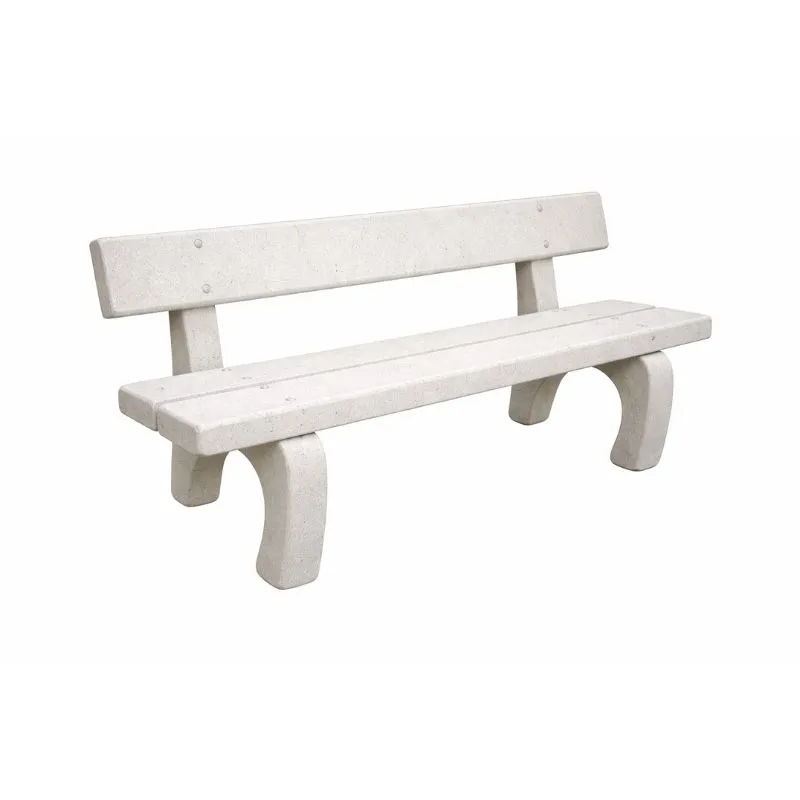 Banc de ville en béton pour collectivités