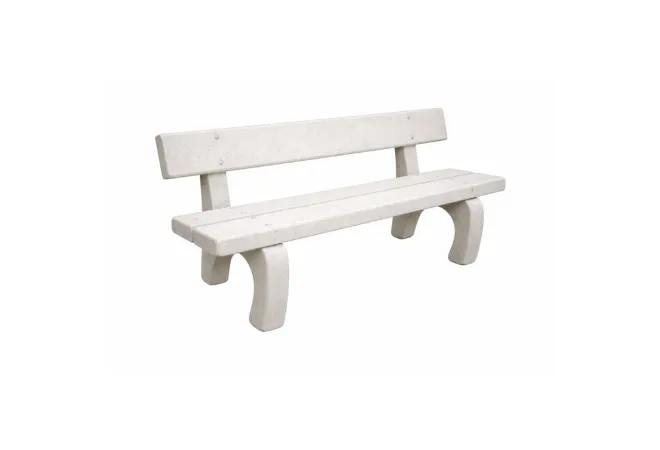 Banc de ville en béton pour collectivités