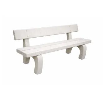 Banc de ville en béton pour collectivités