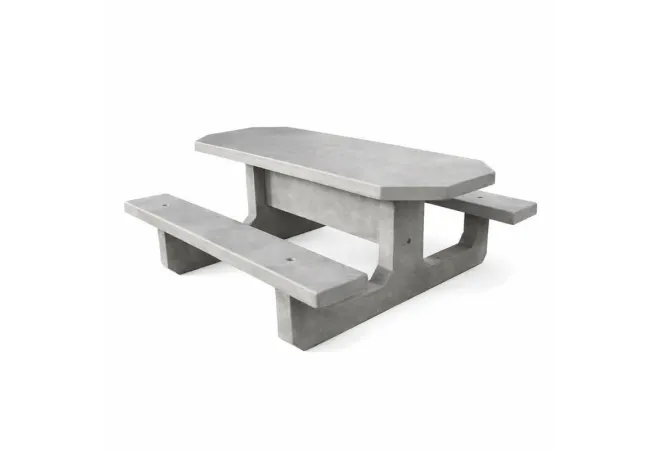 Table de picnic en béton octogonale