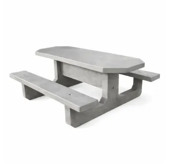 Table de picnic en béton octogonale