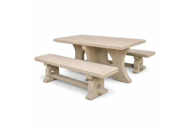 Table picnic en béton pour aire de restauration Table picnic en béton pour aire de restauration