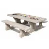 Table multijeux en béton pour collectivités