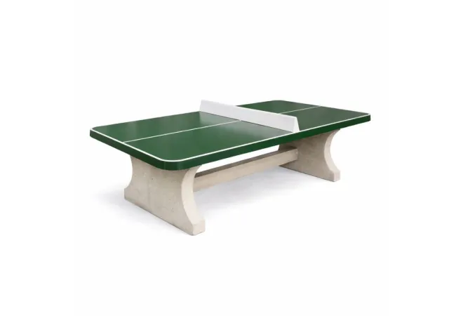 Table de ping pong en béton