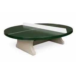 Tennis de table ronde en béton