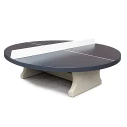 Table de ping pong en béton anthracite