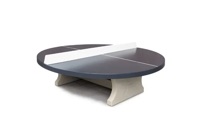 Table de ping pong en béton anthracite