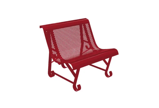Fauteuil urbain métallique