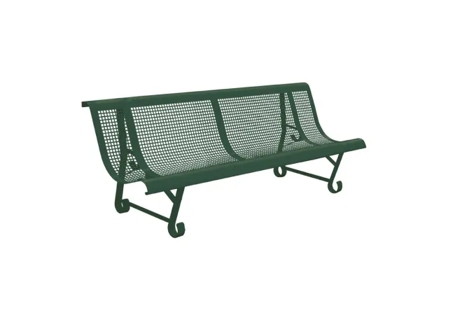 Banc public en métal pour collectivités