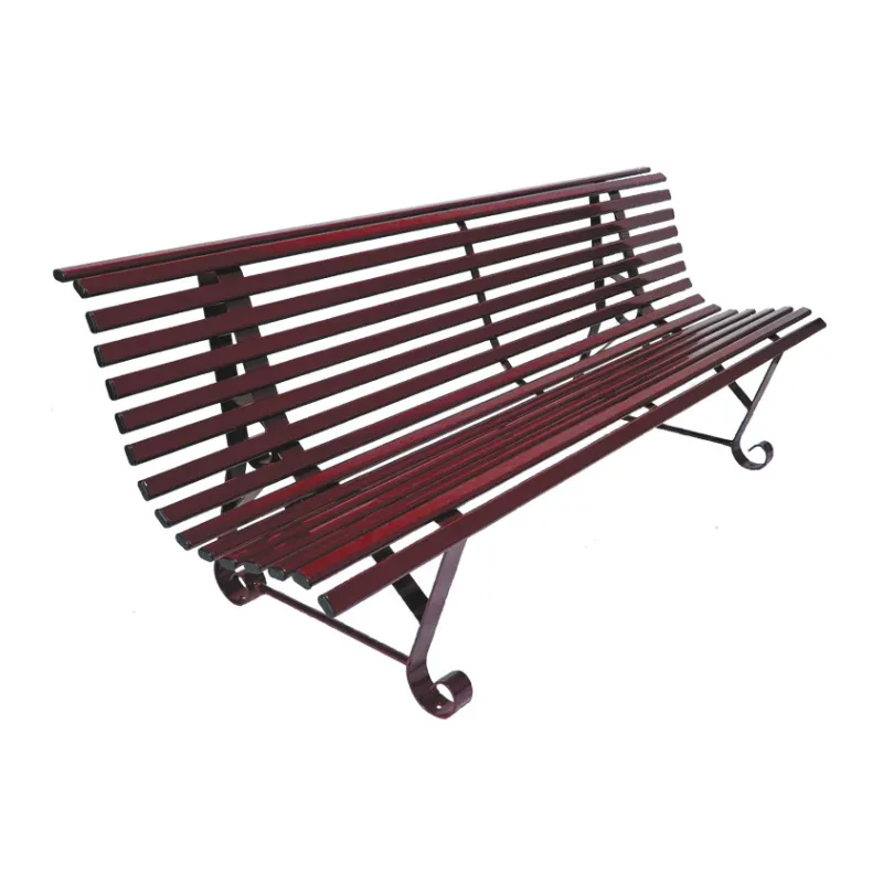 Banc d'extérieur métallique