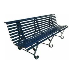 Banc public en métal