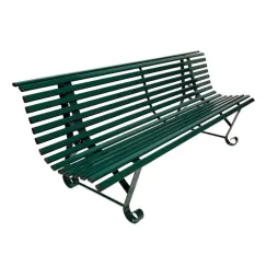 Banc urbain métallique