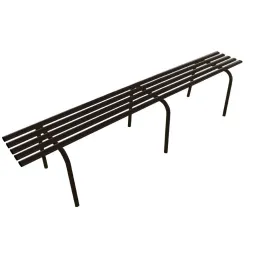 Banquette de ville en métal