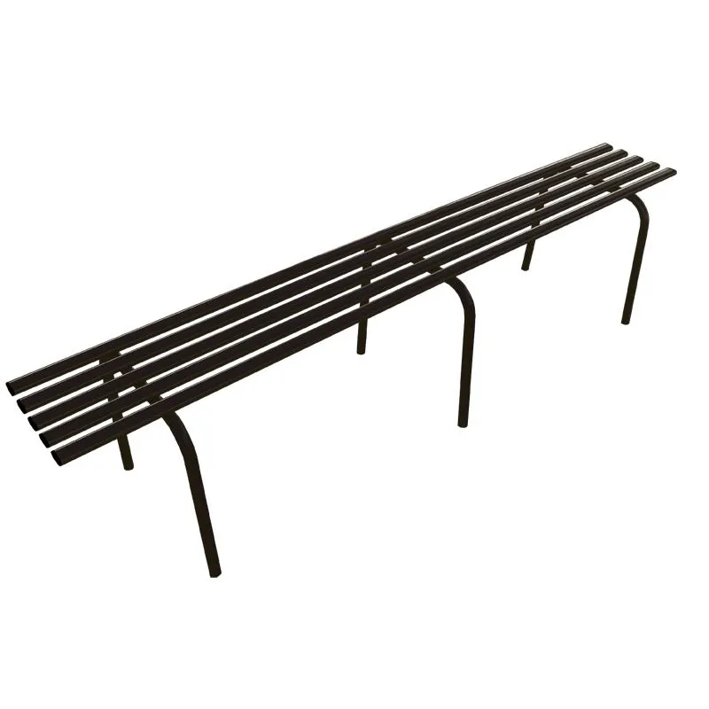 Banquette de ville en métal